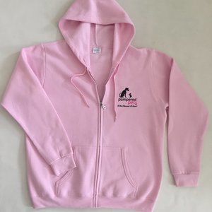 Pampered Pets Women XL Hoodie Sweatshirt, Pink